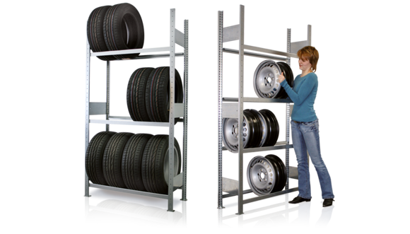 Стеллажи для шин и дисков